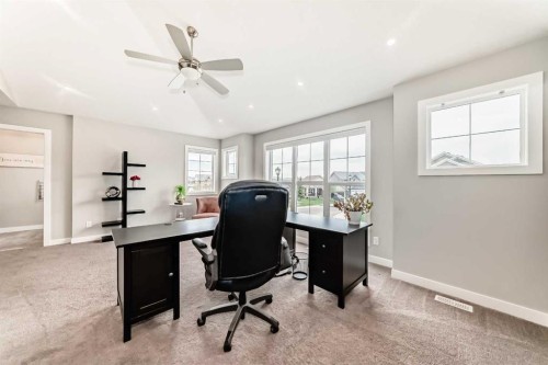 2201 Bayside Circle Sw, Airdrie, AB - Indoor Photo Showing Office