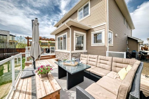 2201 Bayside Circle Sw, Airdrie, AB - Outdoor With Deck Patio Veranda