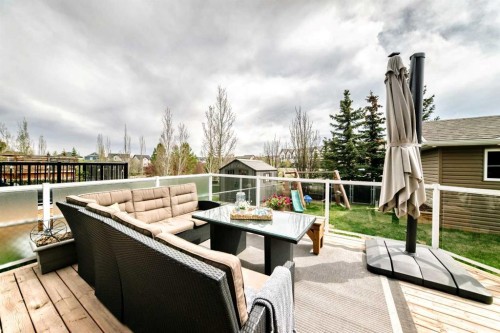 2201 Bayside Circle Sw, Airdrie, AB - Outdoor With Deck Patio Veranda