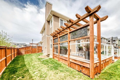 2201 Bayside Circle Sw, Airdrie, AB - Outdoor With Deck Patio Veranda