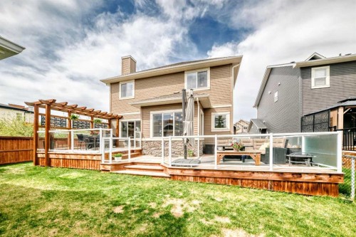 2201 Bayside Circle Sw, Airdrie, AB - Outdoor With Deck Patio Veranda