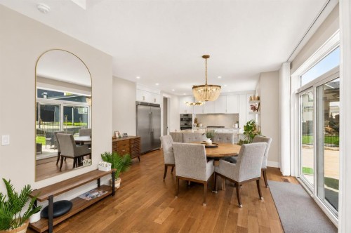 148 Crestridge Terrace Sw, Calgary, AB - Indoor Photo Showing Dining Room