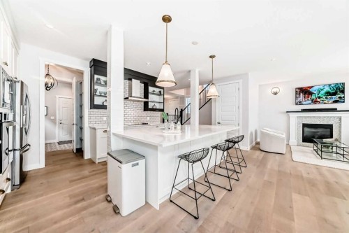 420 Legacy View Se, Calgary, AB - Indoor Photo Showing Kitchen With Upgraded Kitchen