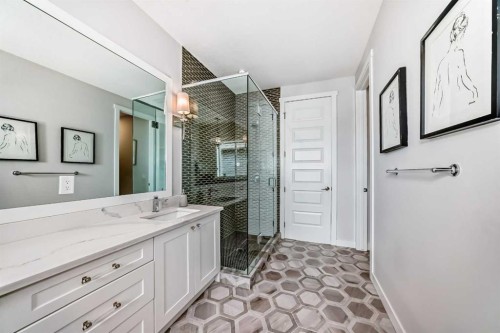 420 Legacy View Se, Calgary, AB - Indoor Photo Showing Bathroom