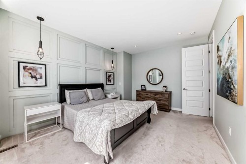 420 Legacy View Se, Calgary, AB - Indoor Photo Showing Bedroom