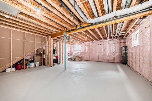 420 Legacy View Se, Calgary, AB - Indoor Photo Showing Basement