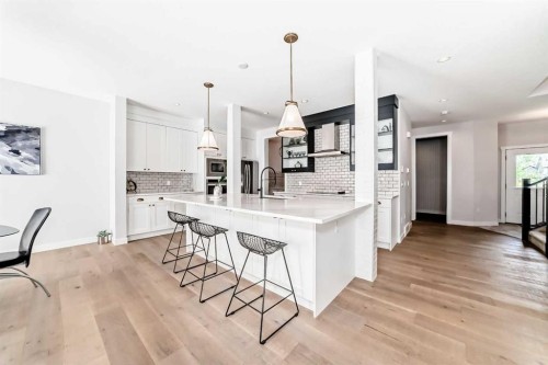 420 Legacy View Se, Calgary, AB - Indoor Photo Showing Kitchen With Upgraded Kitchen