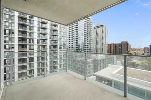 1006-519 Riverfront Avenue Se, Calgary, AB - Outdoor With Balcony