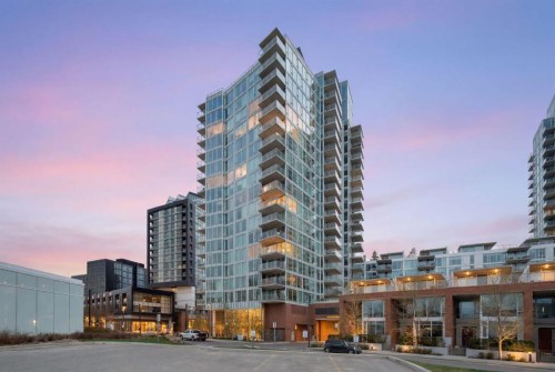 1006-519 Riverfront Avenue Se, Calgary, AB - Outdoor With Balcony With Facade