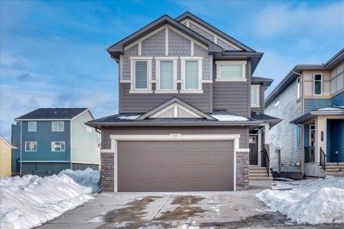 77 Versant Point Sw, Calgary, AB - Outdoor With Facade