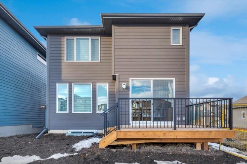 77 Versant Point Sw, Calgary, AB - Outdoor With Deck Patio Veranda With Exterior