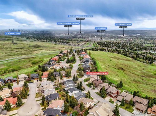 136 Edelweiss Drive Nw, Calgary, AB - Outdoor With View