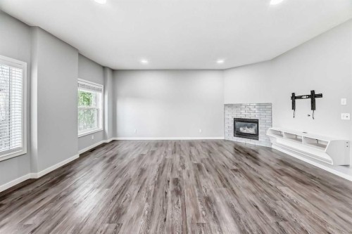 114 Valley Crest Close Nw, Calgary, AB - Indoor With Fireplace