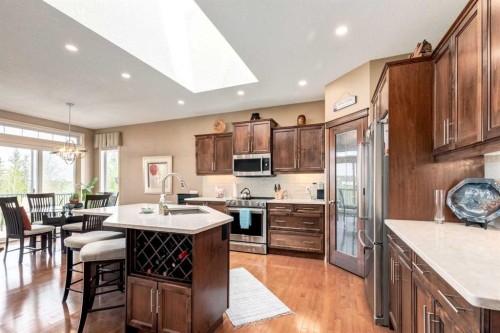 38 Kincora Terrace Nw, Calgary, AB - Indoor Photo Showing Kitchen With Stainless Steel Kitchen With Upgraded Kitchen