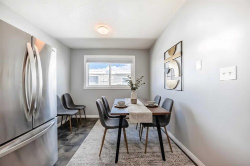 3-4503 75 Street Nw, Calgary, AB - Indoor Photo Showing Dining Room