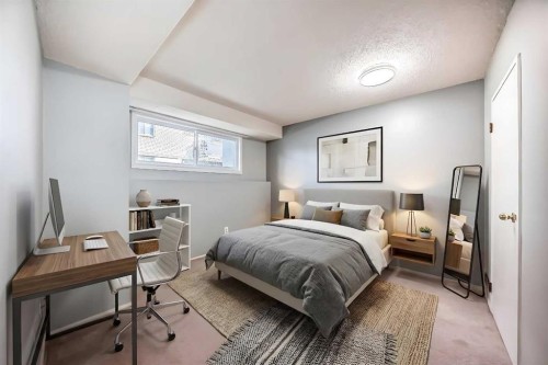 3-4503 75 Street Nw, Calgary, AB - Indoor Photo Showing Bedroom