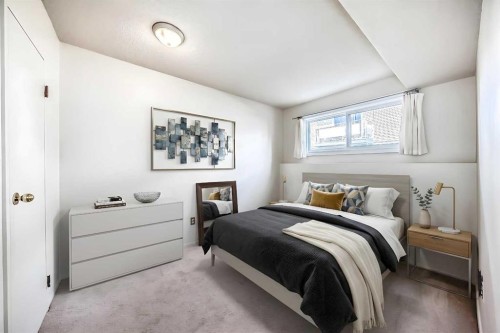 3-4503 75 Street Nw, Calgary, AB - Indoor Photo Showing Bedroom