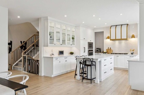 22 Mahogany Cove Se, Calgary, AB - Indoor Photo Showing Kitchen With Upgraded Kitchen