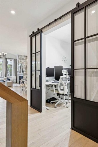 22 Mahogany Cove Se, Calgary, AB - Indoor Photo Showing Office