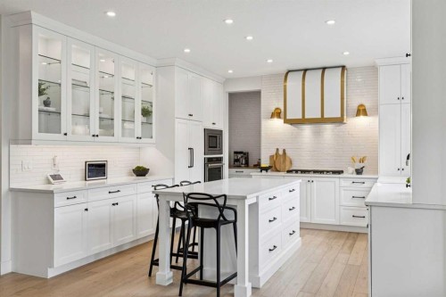 22 Mahogany Cove Se, Calgary, AB - Indoor Photo Showing Kitchen With Upgraded Kitchen