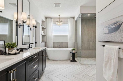 22 Mahogany Cove Se, Calgary, AB - Indoor Photo Showing Bathroom