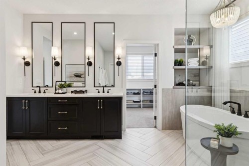 22 Mahogany Cove Se, Calgary, AB - Indoor Photo Showing Bathroom