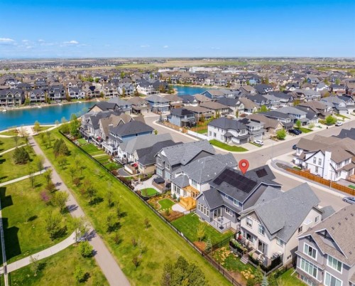 22 Mahogany Cove Se, Calgary, AB - Outdoor With Body Of Water With View