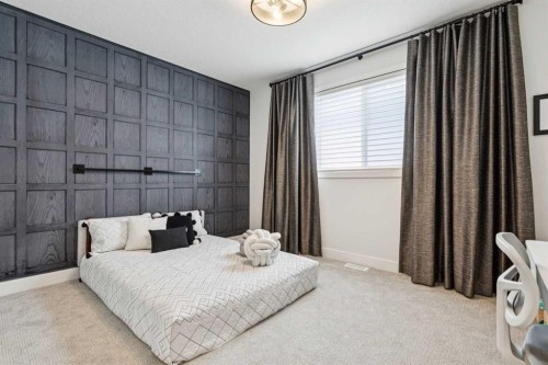 22 Mahogany Cove Se, Calgary, AB - Indoor Photo Showing Bedroom