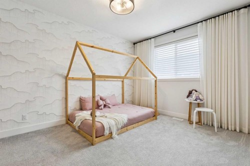22 Mahogany Cove Se, Calgary, AB - Indoor Photo Showing Bedroom