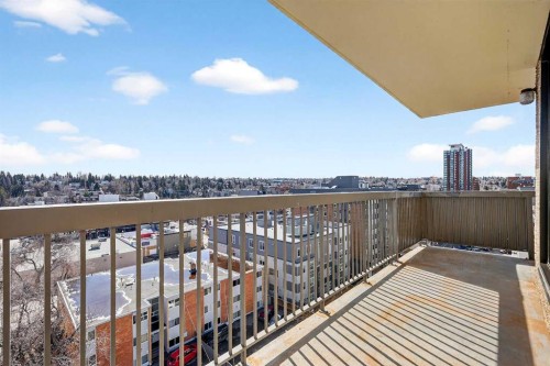 903-1107 15 Avenue Sw, Calgary, AB - Outdoor With Balcony