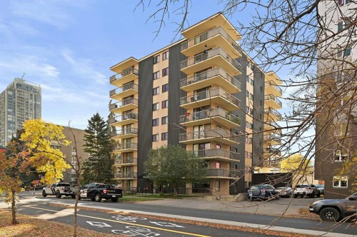 903-1107 15 Avenue Sw, Calgary, AB - Outdoor With Balcony With Facade