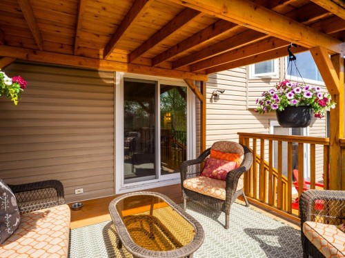 235 Deerview Drive Se, Calgary, AB - Outdoor With Deck Patio Veranda With Exterior