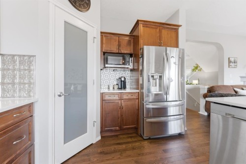 138 Bridlerange Place Sw, Calgary, AB - Indoor Photo Showing Kitchen With Stainless Steel Kitchen