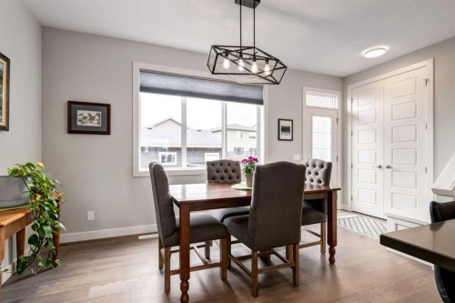 52 Mill Road, Cochrane, AB - Indoor Photo Showing Dining Room
