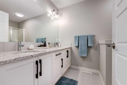 52 Mill Road, Cochrane, AB - Indoor Photo Showing Bathroom