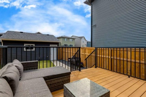 52 Mill Road, Cochrane, AB - Outdoor With Deck Patio Veranda With Exterior