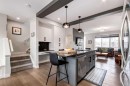 52 Mill Road, Cochrane, AB  - Indoor Photo Showing Kitchen With Upgraded Kitchen 