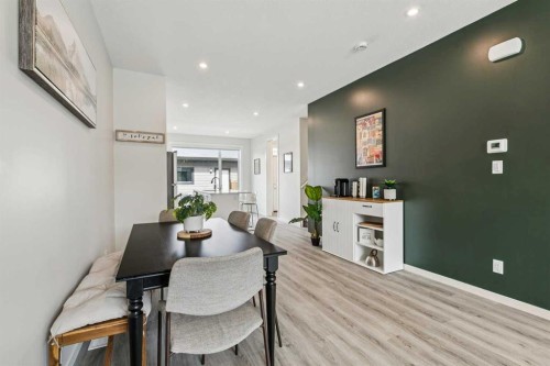 201 Vantage Drive, Cochrane, AB - Indoor Photo Showing Dining Room