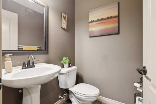 24 Auburn Sound Crescent Se, Calgary, AB - Indoor Photo Showing Bathroom