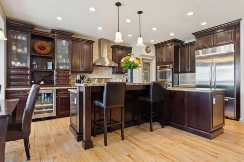 24 Auburn Sound Crescent Se, Calgary, AB - Indoor Photo Showing Kitchen With Upgraded Kitchen