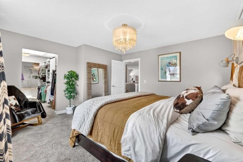 31 Kingston View Se, Airdrie, AB - Indoor Photo Showing Bedroom