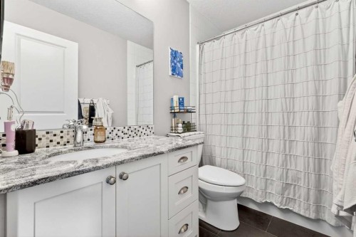 31 Kingston View Se, Airdrie, AB - Indoor Photo Showing Bathroom