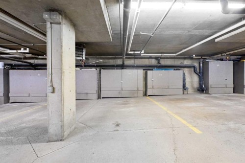 306-735 56 Avenue Sw, Calgary, AB - Indoor Photo Showing Garage
