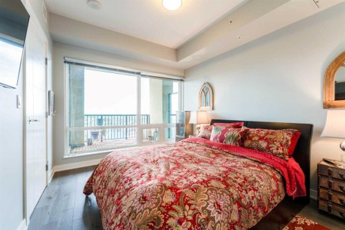 3402-930 6 Avenue Sw, Calgary, AB - Indoor Photo Showing Bedroom