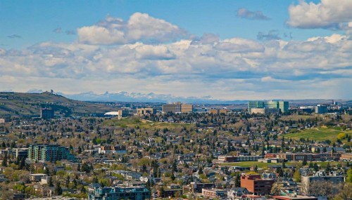 3402-930 6 Avenue Sw, Calgary, AB - Outdoor With View