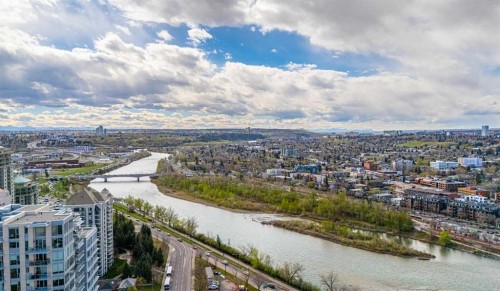 3402-930 6 Avenue Sw, Calgary, AB - Outdoor With View