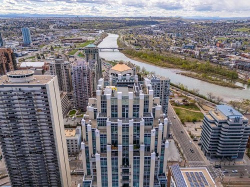 3402-930 6 Avenue Sw, Calgary, AB - Outdoor With View