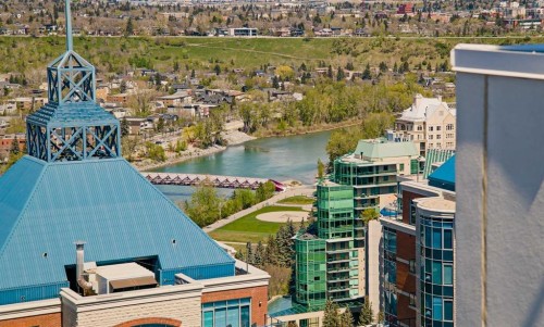 3402-930 6 Avenue Sw, Calgary, AB - Outdoor