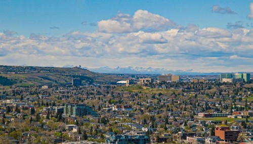 3402-930 6 Avenue Sw, Calgary, AB - Outdoor With View