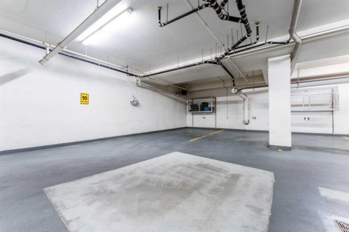 3402-930 6 Avenue Sw, Calgary, AB - Indoor Photo Showing Garage